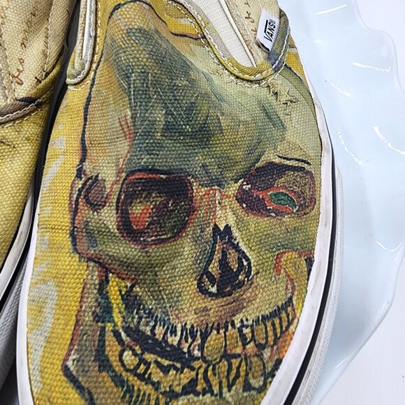 Share VANS x Vincent Van Gogh Museum Amsterdam Skulls Slip-Ons (M7"/W8.5") - Picture 8 of 10
